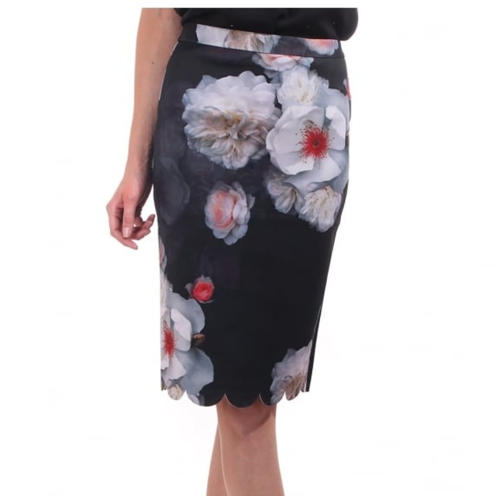 TED BAKER Laylie Chelsea Print Pencil Skirt 0